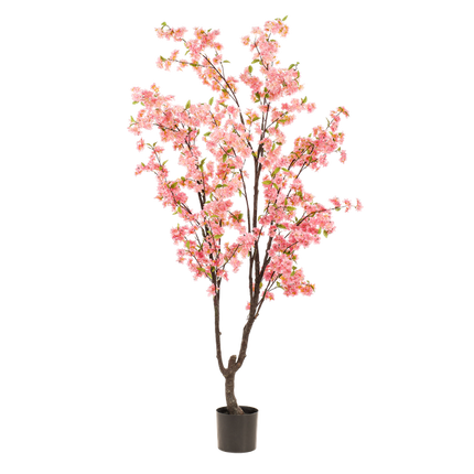 Kunstplant Prunus - Kersenbloesem - Roze - ↕210cm