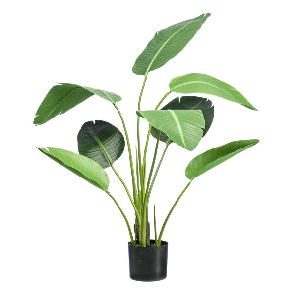 Kunstplant Strelitzia Nicolai - Paradijsvogelbloem - ↕120cm - Ø15cm