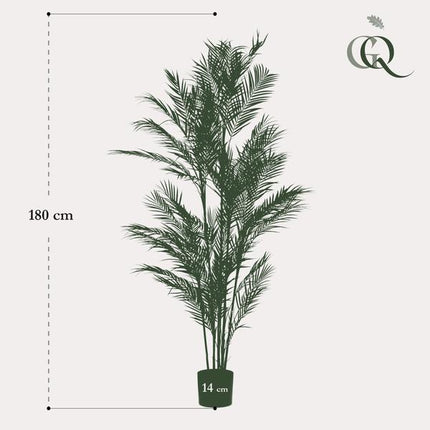Kunstplant Chamaedorea Elegans - Bergpalm - ↕180cm - Ø14cm