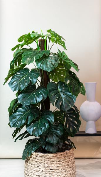 Kunstplant Monstera Deliciosa - ↕180cm - Ø17cm