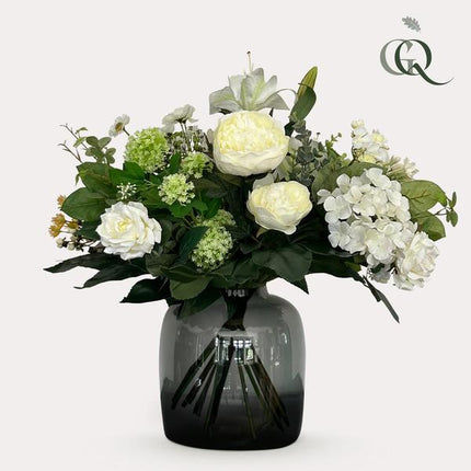 Kunstbloemen - Bouquet M - White Dream - ↕60cm