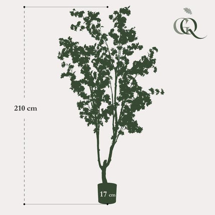 Kunstplant Prunus - Kersenbloesem - Roze - ↕210cm