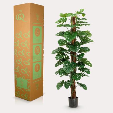 Kunstplant Monstera Deliciosa - ↕180cm - Ø17cm