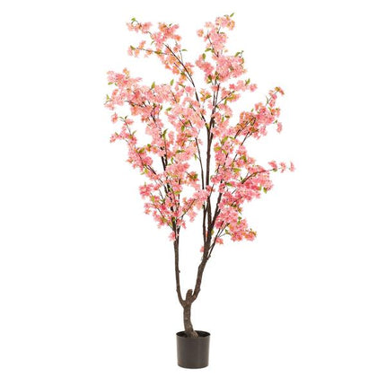 Kunstplant Prunus - Kersenbloesem - Roze - ↕210cm