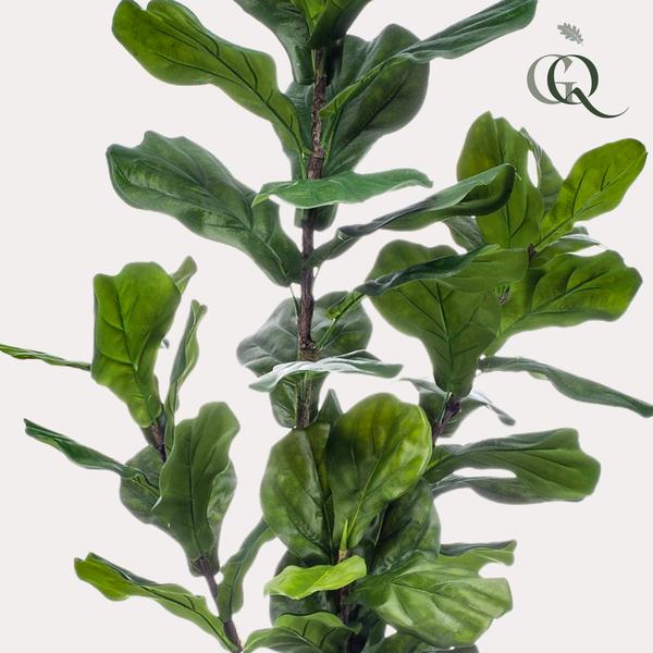 Kunstplant Ficus Lyrata - Tabaksplant - ↕150cm