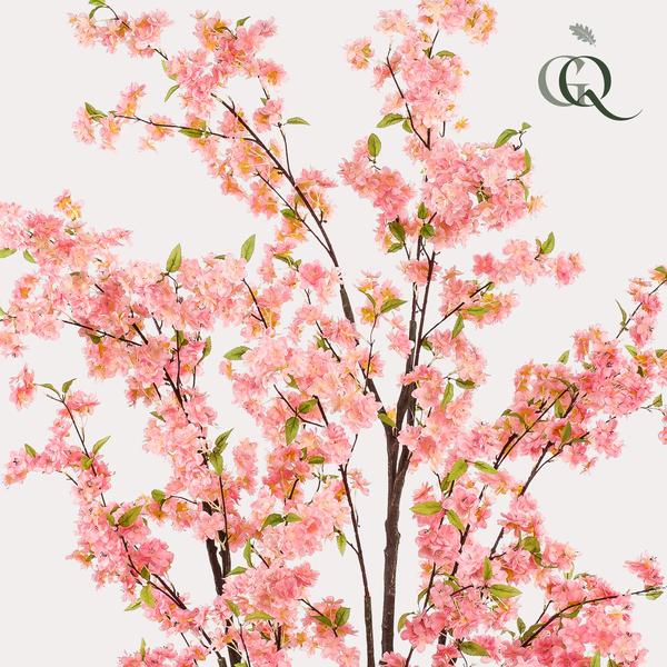 Kunstplant Prunus - Kersenbloesem - Roze - ↕210cm