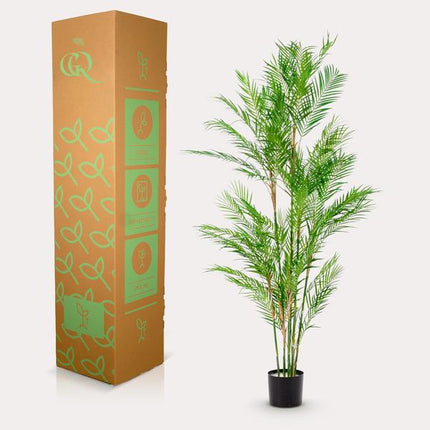 Kunstplant Chamaedorea Elegans - Bergpalm - ↕180cm - Ø14cm
