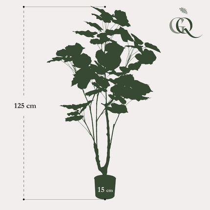 Kunstplant Ficus umbellate - Afrikaanse vijg - ↕125cm