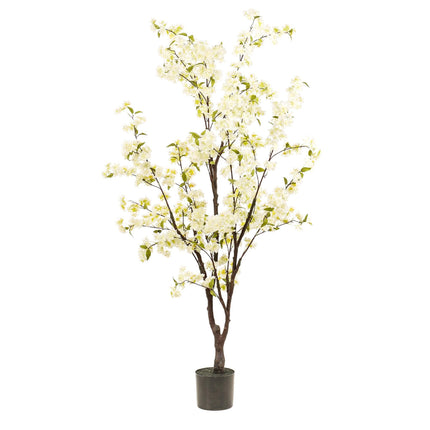 Kunstplant Kersenbloesem - Wit - ↕175cm - Ø15cm