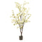 Kunstplant met bloemen