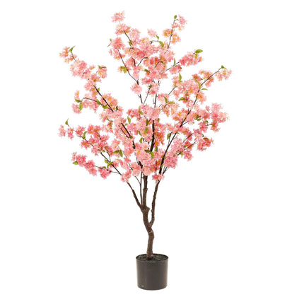 Kunstplant Kersenbloesem - Roze - ↕135cm - Ø14cm