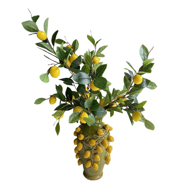 Kunstbloemen - Boeket L - Lemon Glow - ↕80cm
