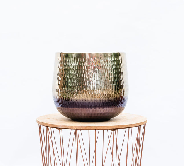 Jenna Gold - 39x33 - Gouden Plantenpot Groot