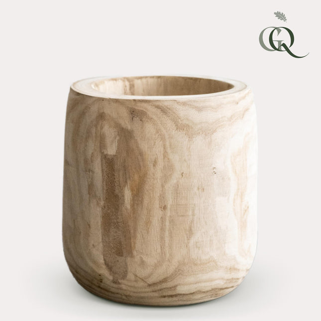 Pot - Hout lichtbruin - Pia pot - L - H31 - W29 - Plantenpot