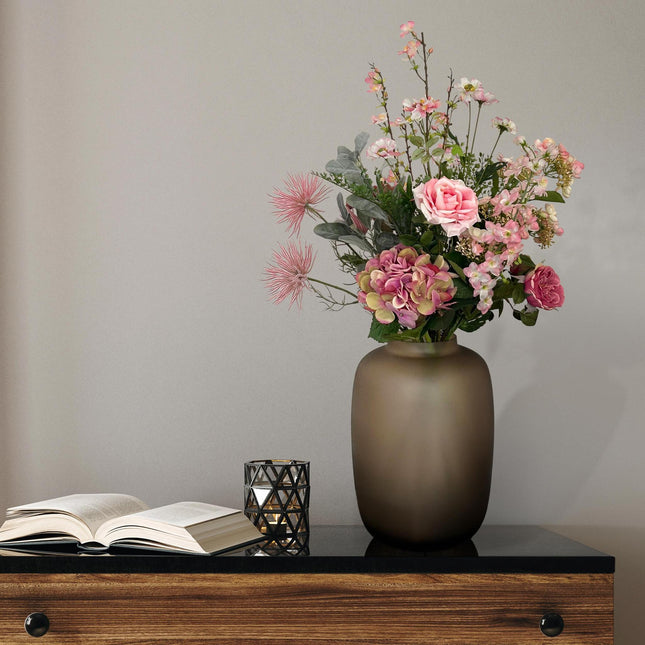 Kunstbloemen - Bouquet L - Pretty Pink - ↕89cm