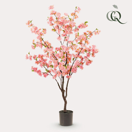 Kunstplant Kersenbloesem - Roze - ↕135cm - Ø14cm