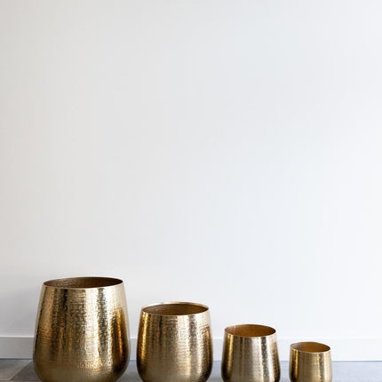 Plantenpot - Goud - Gina Da Karakter  - L - H30 - W28