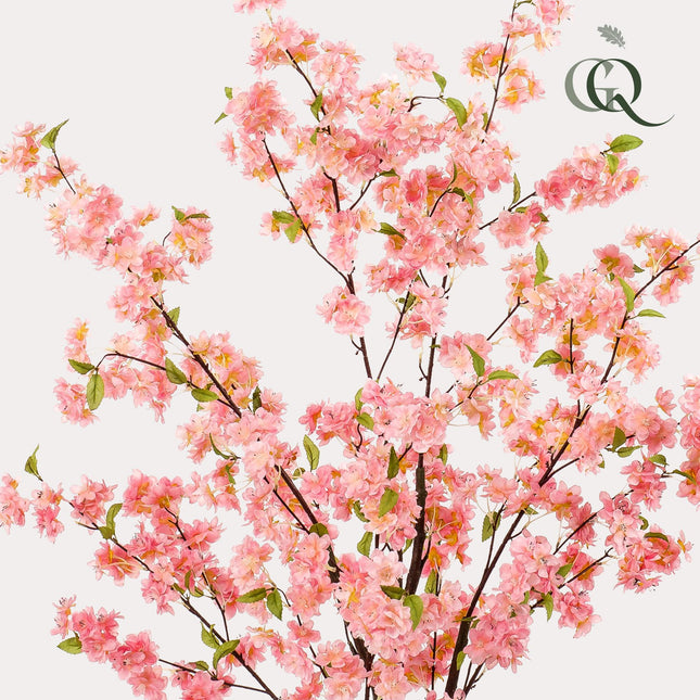 Kunstplant Kersenbloesem - Roze - ↕135cm - Ø14cm