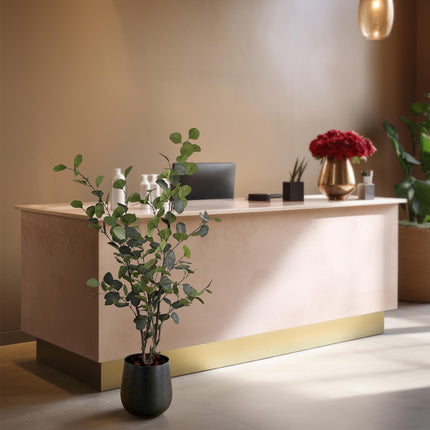 Kunstplant Eucalyptus - Blauwe Gomboom - ↕120cm - Ø14cm