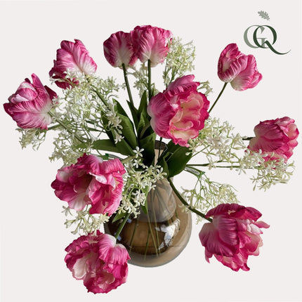 Kunstbloemen - Boeket L - Romantic Glam - ↕80cm