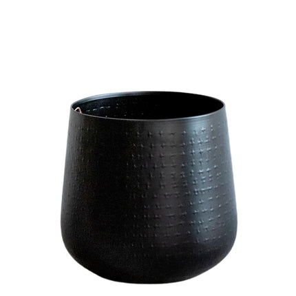 Plantenpot - Matzwart - Gina Da Karakter - M - H23 - W21