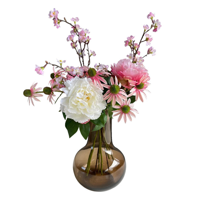 Kunstbloemen - Boeket L - Pink Summer - ↕80cm