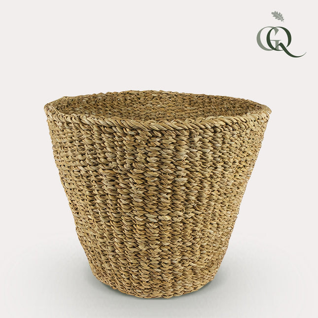 Plantenmand -  Lichtbruin - Jip naturel - M - W26xH23