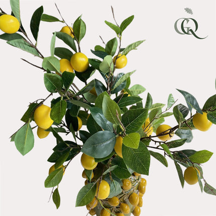 Kunstbloemen - Boeket L - Lemon Glow - ↕80cm
