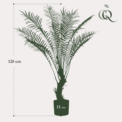 Kunstplant Boomvaren - ↕125cm - Ø15cm