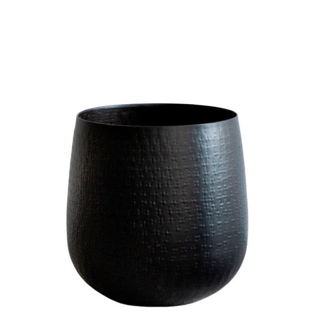 Plantenpot - Matzwart - Gina Da Karakter - L - H30 - W28