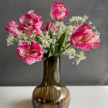 Kunstbloemen - Boeket L - Romantic Glam - ↕80cm