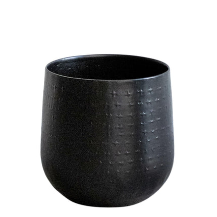 Plantenpot - Matzwart - Gina Da Karakter - S - H16 - W16