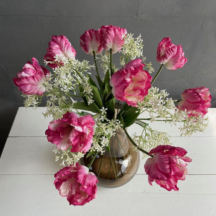 Kunstbloemen - Boeket L - Romantic Glam - ↕80cm