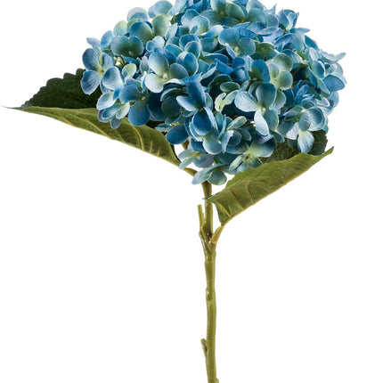 Kunstbloemen Solo - 8x - ↕52cm - Hydrangea Flower - Blue