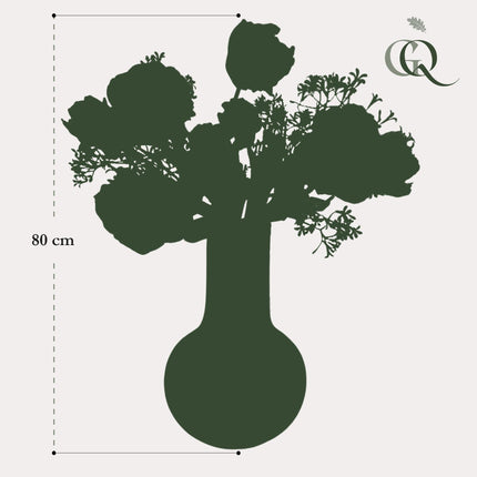Kunstbloemen - Boeket L - Romantic Glam - ↕80cm
