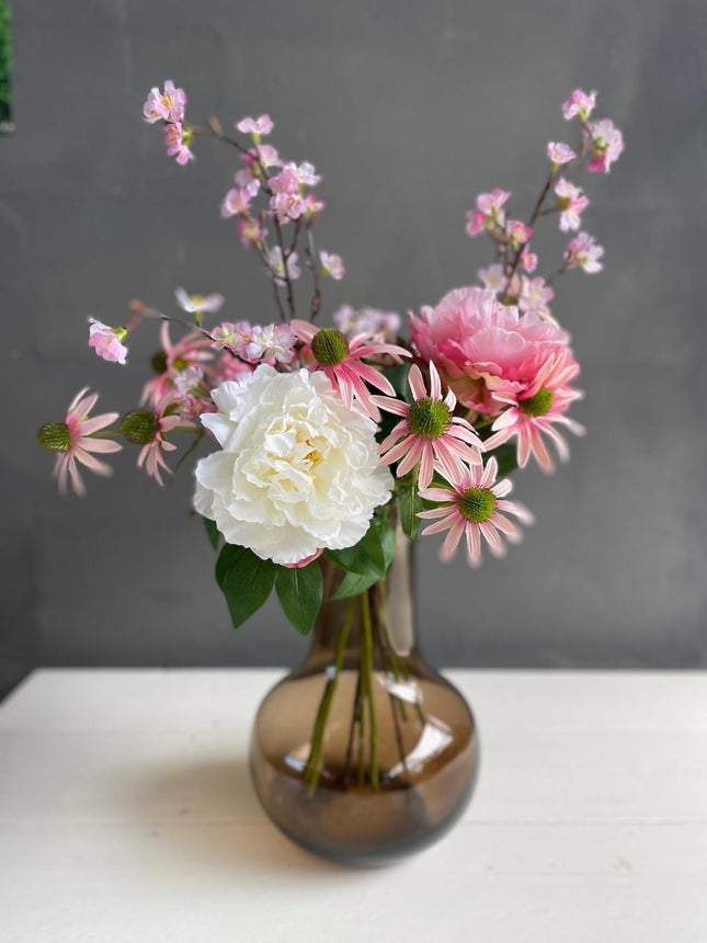 Kunstbloemen - Boeket L - Pink Summer - ↕80cm